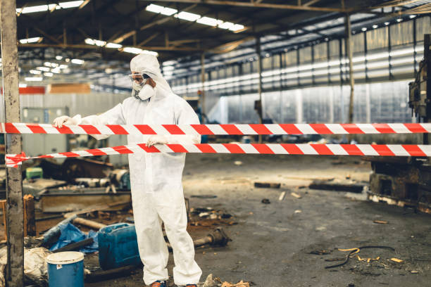 Professional Biohazard technician working in Sea Cliff, NY